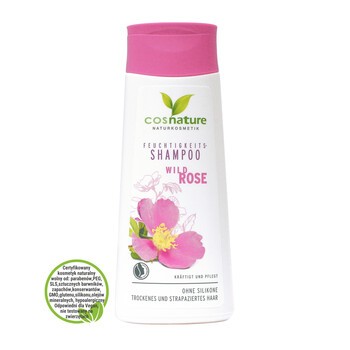 Cosnature, nawilżający szampon z dziką różą, 200 ml