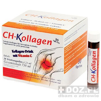 CH-Kollagen, płyn do picia, 25 ml, 30 ampułek