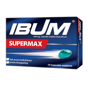 Ibum Supermax, 600 mg, kapsułki miękkie, 20 szt.