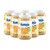 Zestaw 6x Humana 100% Organic, Deserek jabłko-banan z biszkoptami