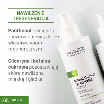 Sylveco Dermo Trądzik, normalizujący żel do mycia twarzy, 200 ml