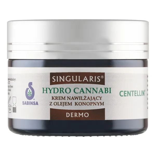 Крем для лица Singularis Dermo Hydro Cannabi увлажняющий, с конопляным маслом, 50 мл
