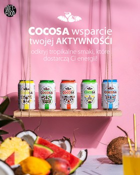 Diet-Food, Cocosa, Woda kokosowa niegazowana, 330 ml