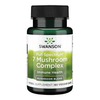 Swanson Full Spectrum 7 Mushroom complex, kapsułki, 60 szt.
