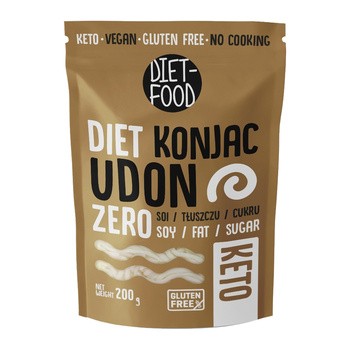 Diet-Food, makaron konjac shirataki, udon, 200 g