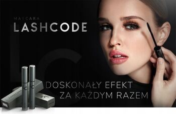 Lashcode, pielęgnacyjny tusz do rzęs, black, 10 ml