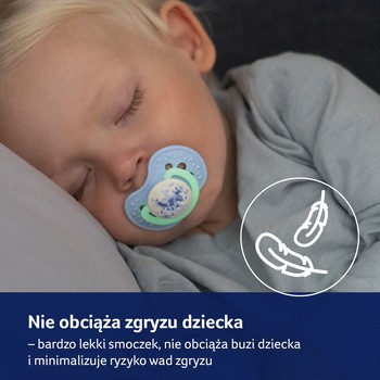 Canpol Lovi, smoczek uspokajający silikonowy dynamiczny, 6-18 m Tie Dye Green, 2 szt.