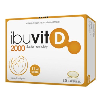 Ibuvit D 2000, kapsułki miękkie, 30 szt.