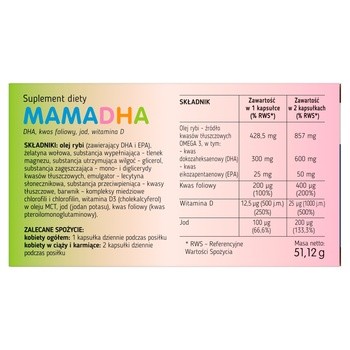 MamaDHA, kapsułki, 60 szt.
