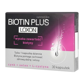 Biotin Plus Loxon, kapsułki, 30 szt.