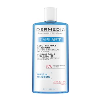 Dermedic Capilarte Sebu-Balance, szampon do włosów przetłuszczających się, 300 ml