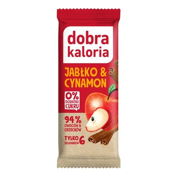 Dobra Kaloria, baton jabłko i cynamon, 35 g