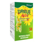 Topinulin Activ, tabletki z chromem i jodem, 50 szt.