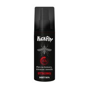 KickFly, płyn na komary, kleszcze i meszki STRONG, 80 ml        