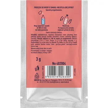 VSYPTO, proszek smakowy do wody, smak Mojito Grejpfrut, 3 g