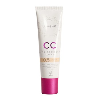 Lumene CC Color Correcting Cream, korygujący krem CC SPF 20, 0,5 Light (C), 30 ml