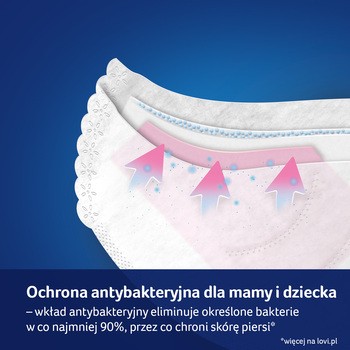 Canpol Lovi, Wkładki laktacyjne antybakteryjne Discreet Elegance, białe, 60 szt.