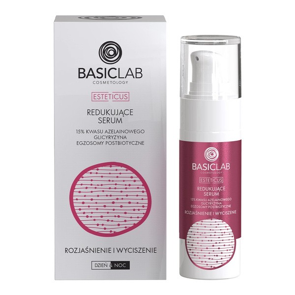 BasicLab BasicLab Esteticus, serum redukujące, Rozjaśnienie i Wyciszenie, 30 ml