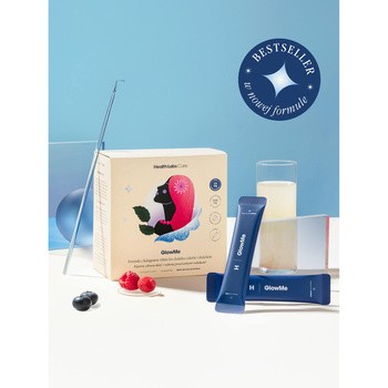 Health Labs GlowMe, saszetki z proszkiem, smak malina-borówka, 30 szt.