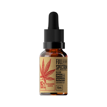 Full Spectrum Life Drops 15% CBG, olejek konopny, 15 ml