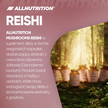 Allnutrition Mushrooms Reishi, kapsułki, 60 szt.