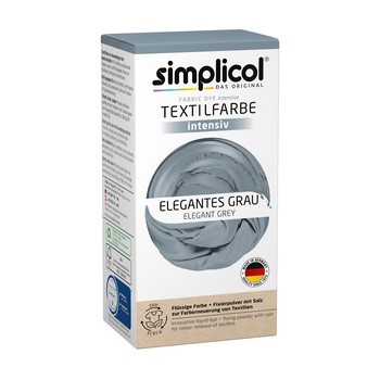 Simplicol, barwnik do tkanin Intensywny, elegancki szary, 1 szt.