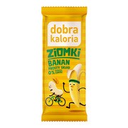 Dobra Kaloria, Ziomki, baton z orzechów nerkowca z bananami, 32 g https://azcdn.doz.pl/image/d/product/b37350ce-scale-180x180.png