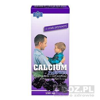 Calcium, syrop o smaku jeżynowym, 150 ml