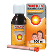 Nurofen dla dzieci Forte, 40 mg/ml, zawiesina doustna o smaku pomarańczowym, 100 ml