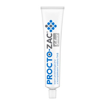Procto-Zac Silver, krem proktologiczny z komplekem srebra, 25 ml