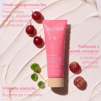 Caudalie VinoHydra, kremowa maska nawilżająca, 75 ml