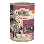 Wiejska Zagroda Leśne Smaki Dzik z wołowiną, mokra karma dla psa, 400 g https://azcdn.doz.pl/image/d/product/730ea96e-scale-180x180.png