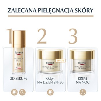 Eucerin Hyaluron-Filler + Elasticity 3D serum, do skóry dojrzałej, przeciwzmarszczkowe, 30 ml
