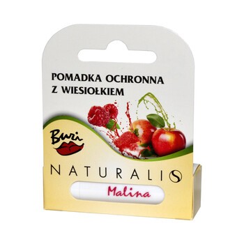 Pomadka ochronna Buzi, malina, 3,6 g, 1 szt
