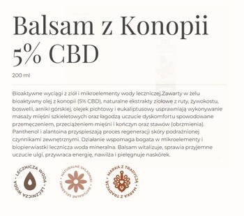Gorvita Balsam z konopii, 200 ml