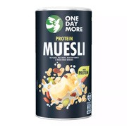 OneDayMore Muesli Protein z orzechami ziemnymi i bananem, 400 g https://azcdn.doz.pl/image/d/product/357cf4d1-scale-180x180.png