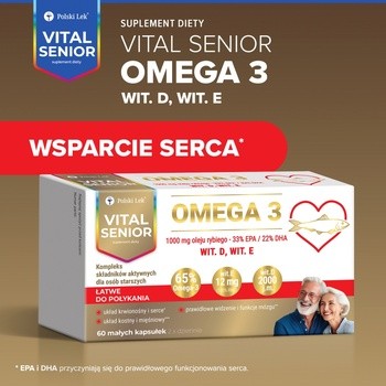 Vital Senior Omega 3, kapsułki, 60 szt.