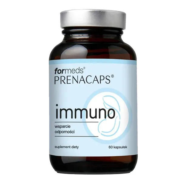 Комплекс для иммунитета ForMeds Prenacaps Immuno, чеснок, витамин C и цинк, для беременных, 60 капсул