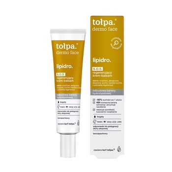 Tołpa dermo face lipidro, krem-balsam regenerujący S.O.S, 40 ml