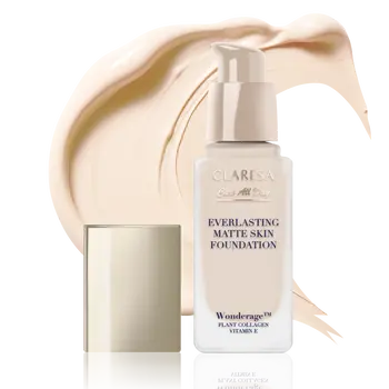 Claresa Care All Day Everlasting Matte Skin Foundation, podkład matująco-wygładzający, Porcelain, 32 ml