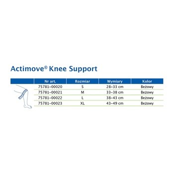 Actimove AC Knee Support, opaska stawu kolanowego, rozmiar M, 1 szt.