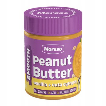 Moreso, krem arachidowy wanilia + nuta cytryny, 190 g