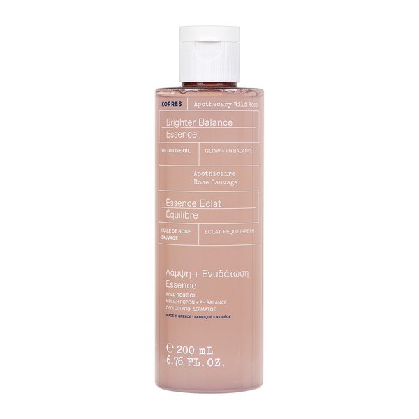 Korres Korres Wild Rose, nawilżająca esencja do twarzy, 200 ml