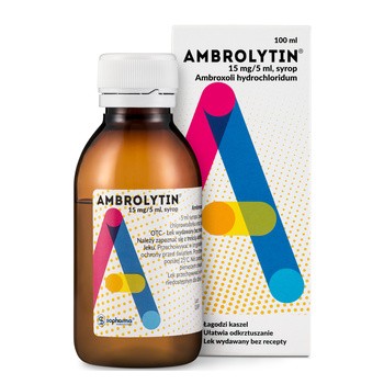 Ambrolytin, 15 mg/5 ml, syrop, 100 ml