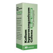 Kalium hypermanganicum Galena, 100 mg, tabletki, 30 szt.