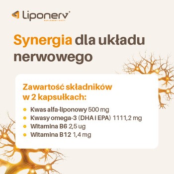 Liponerv, kapsułki miękkie, 120 szt.