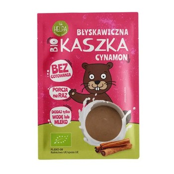 Helpa, Bio Kaszka Błyskawiczna Cynamon, 35 g