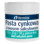 Pasta Lassara, pasta cynkowa z kwasem salicylowym, 20 g