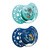 Lovi Folky, silikonowy smoczek dynamiczny, boy, 0-3 m, 2 szt.