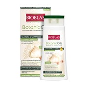 Bioblas Botanic Oils, wzmacniający szampon z ekstraktem czosnku przeciw wypadaniu włosów, 360 ml        